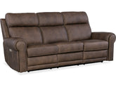 Hooker Furniture Living Room Duncan Power Sofa w/Power Headrest & Lumbar